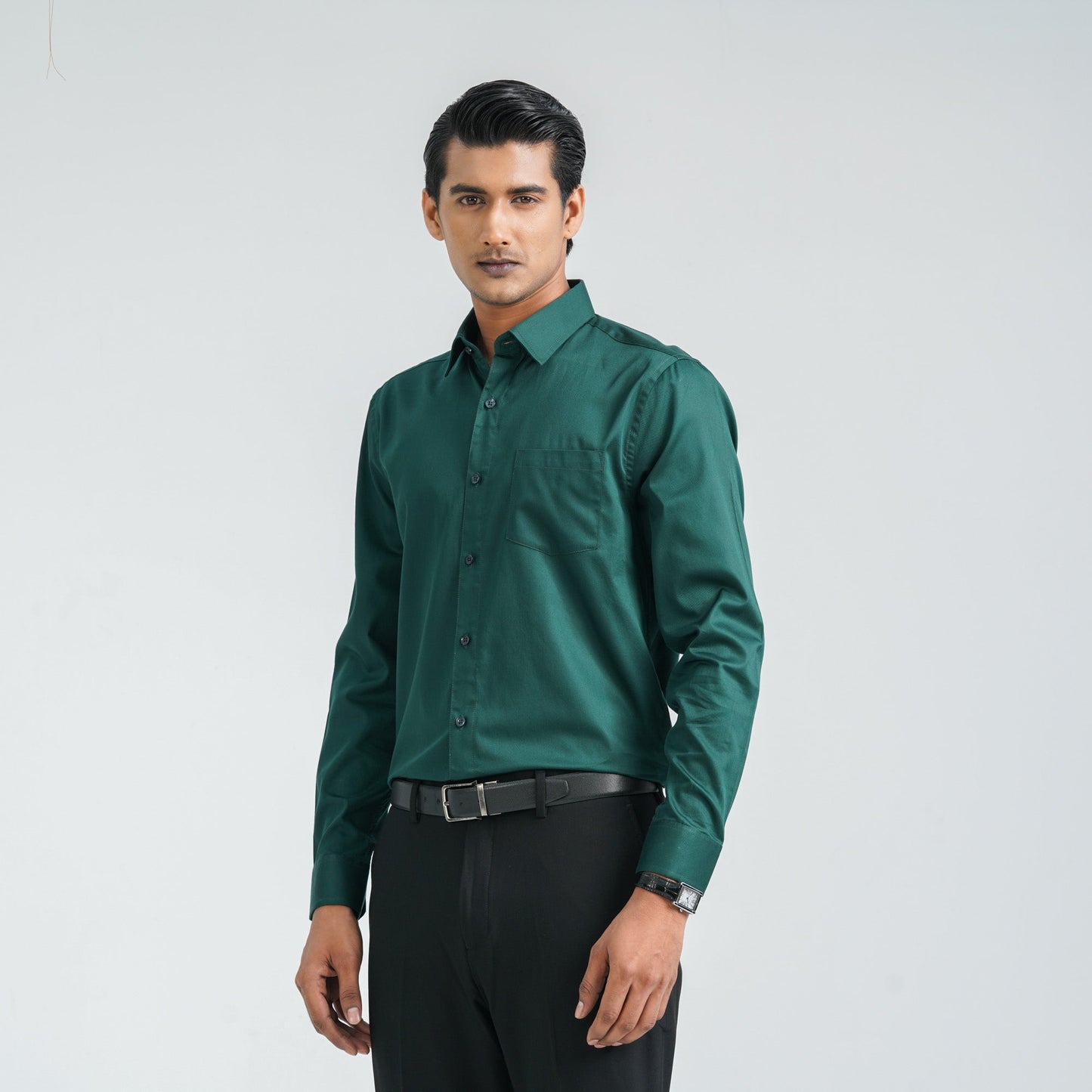 Men’s Satin Lycra Formal Shirt