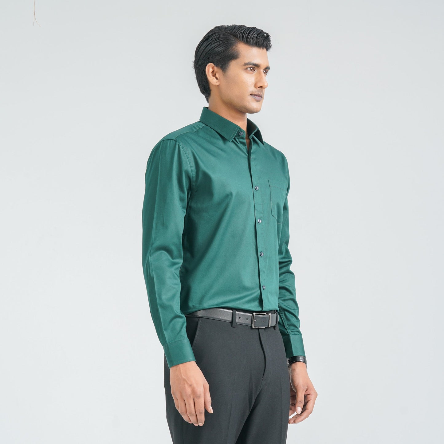 Men’s Satin Lycra Formal Shirt