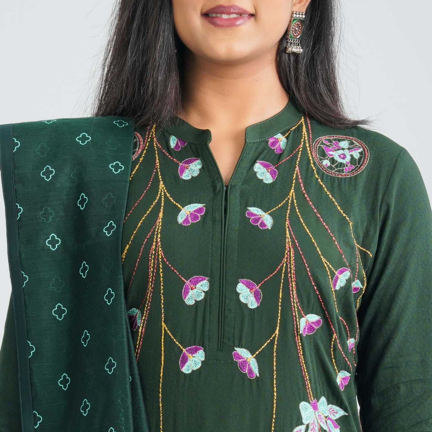 Women Viscose Three Piece Set