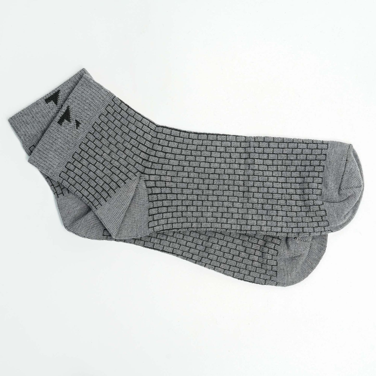 Grey Cotton Socks