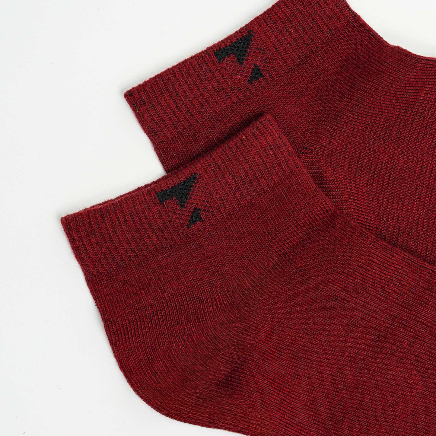 Maroon Cotton Socks