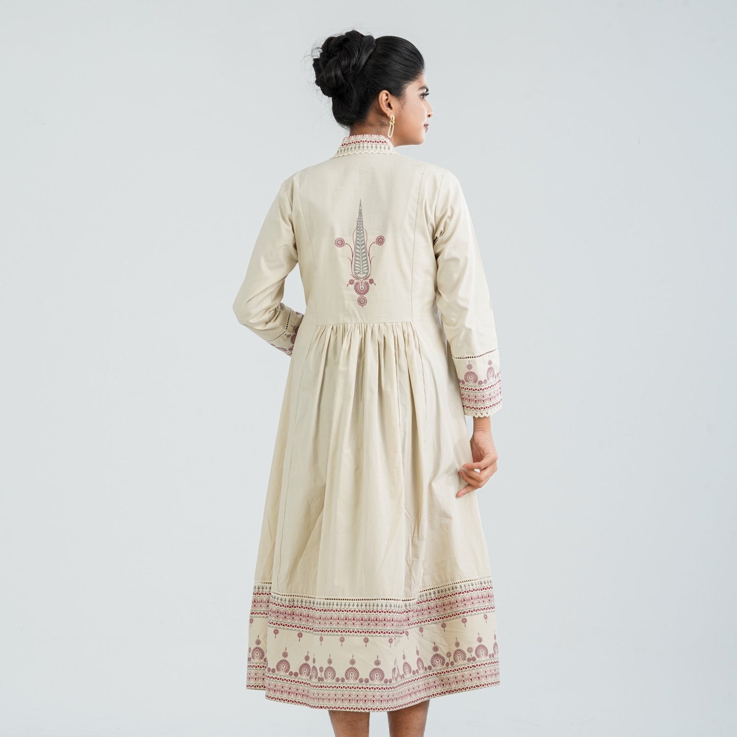 Women Cotton Kalidar Dress