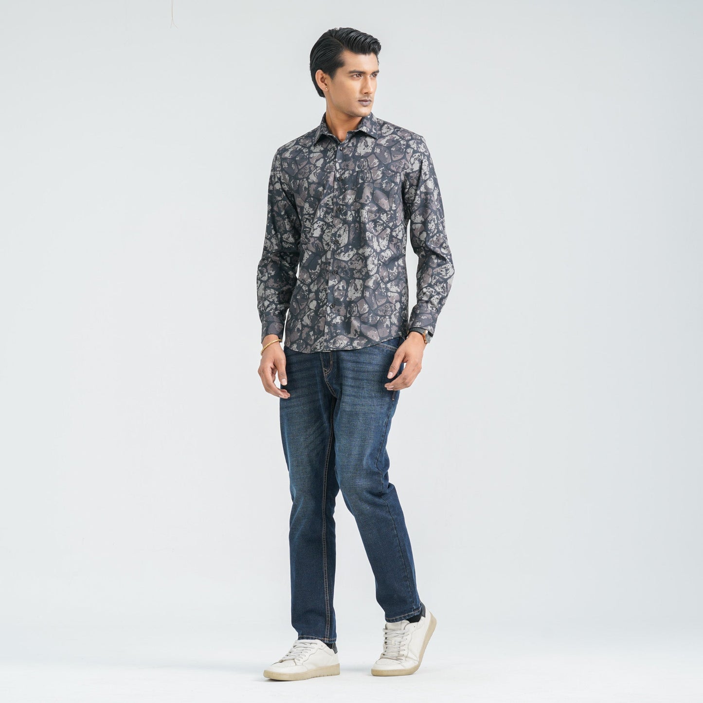 Menâ€™s Coffee Casual Shirt