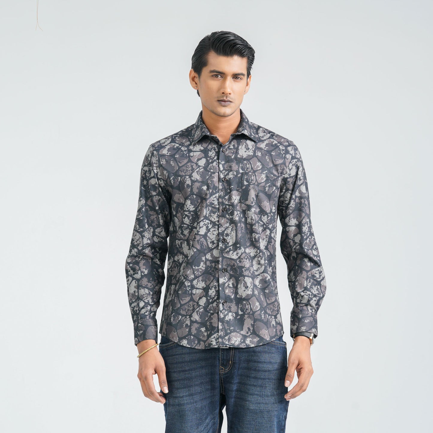 Menâ€™s Coffee Casual Shirt