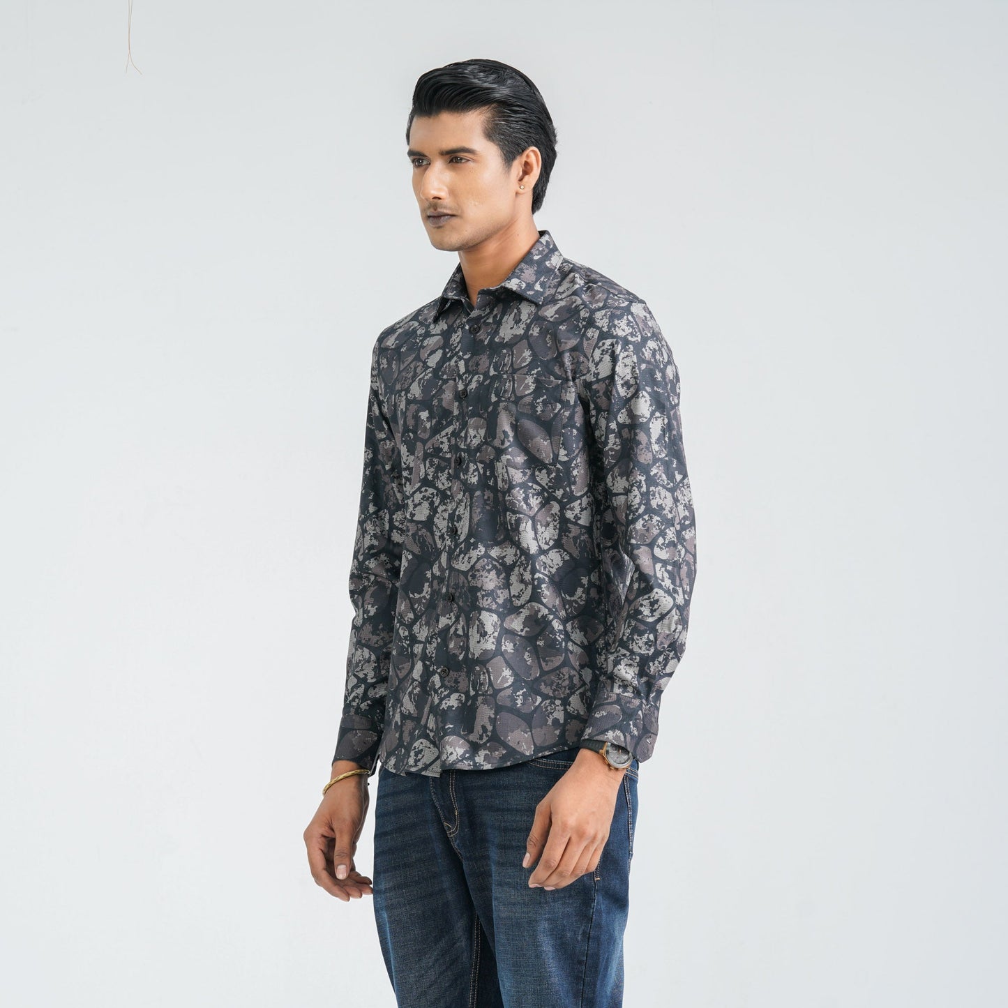 Menâ€™s Coffee Casual Shirt