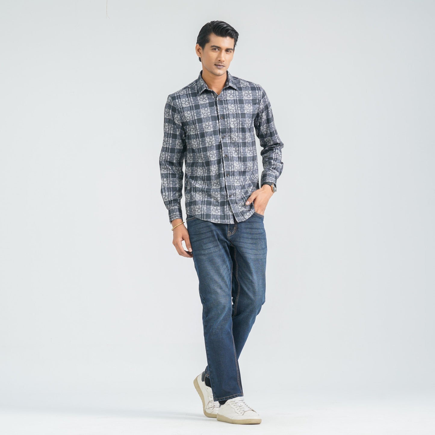Menâ€™s Olive Casual Shirt