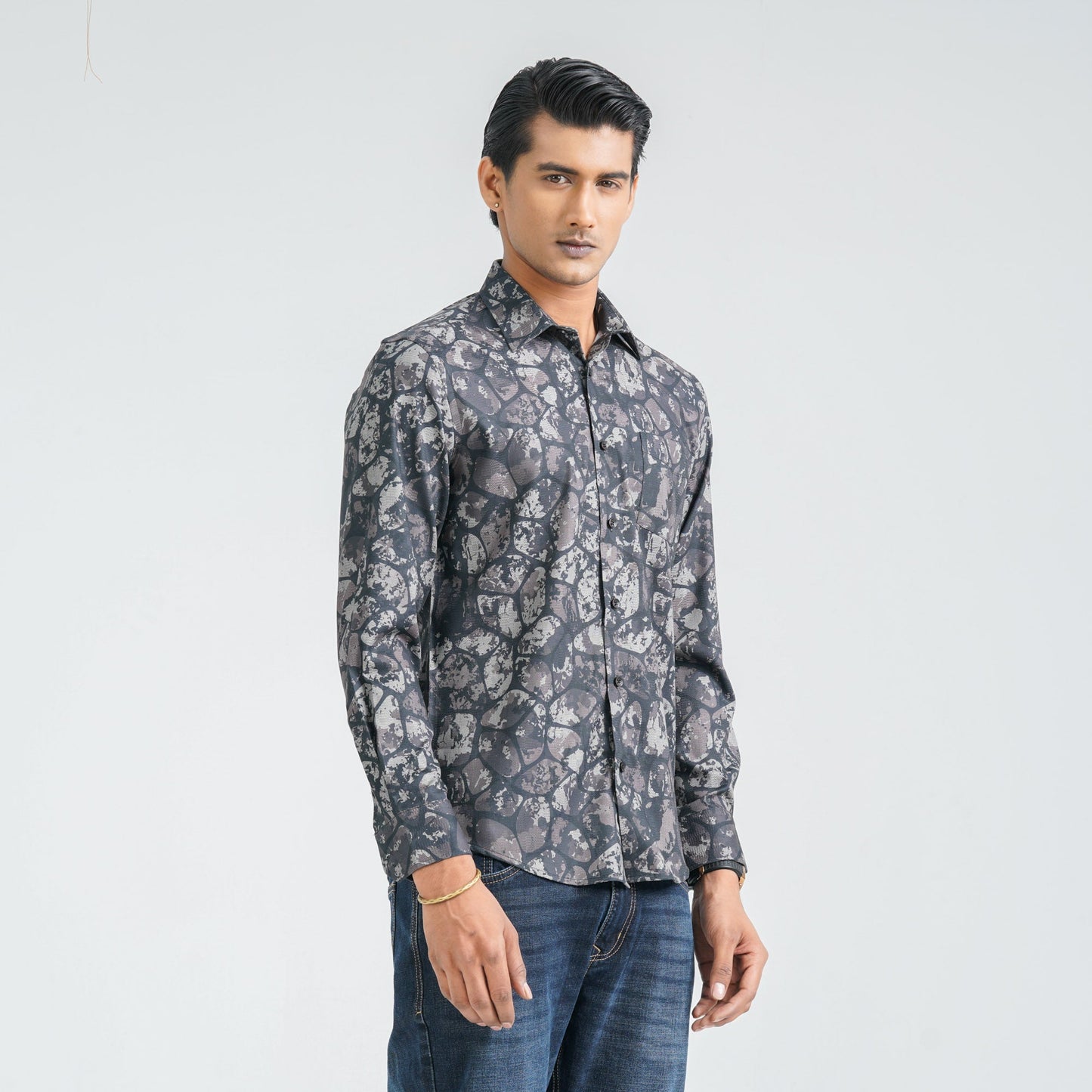 Menâ€™s Coffee Casual Shirt