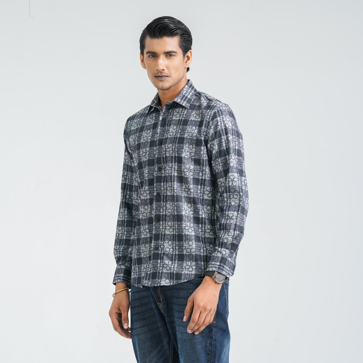 Menâ€™s Olive Casual Shirt
