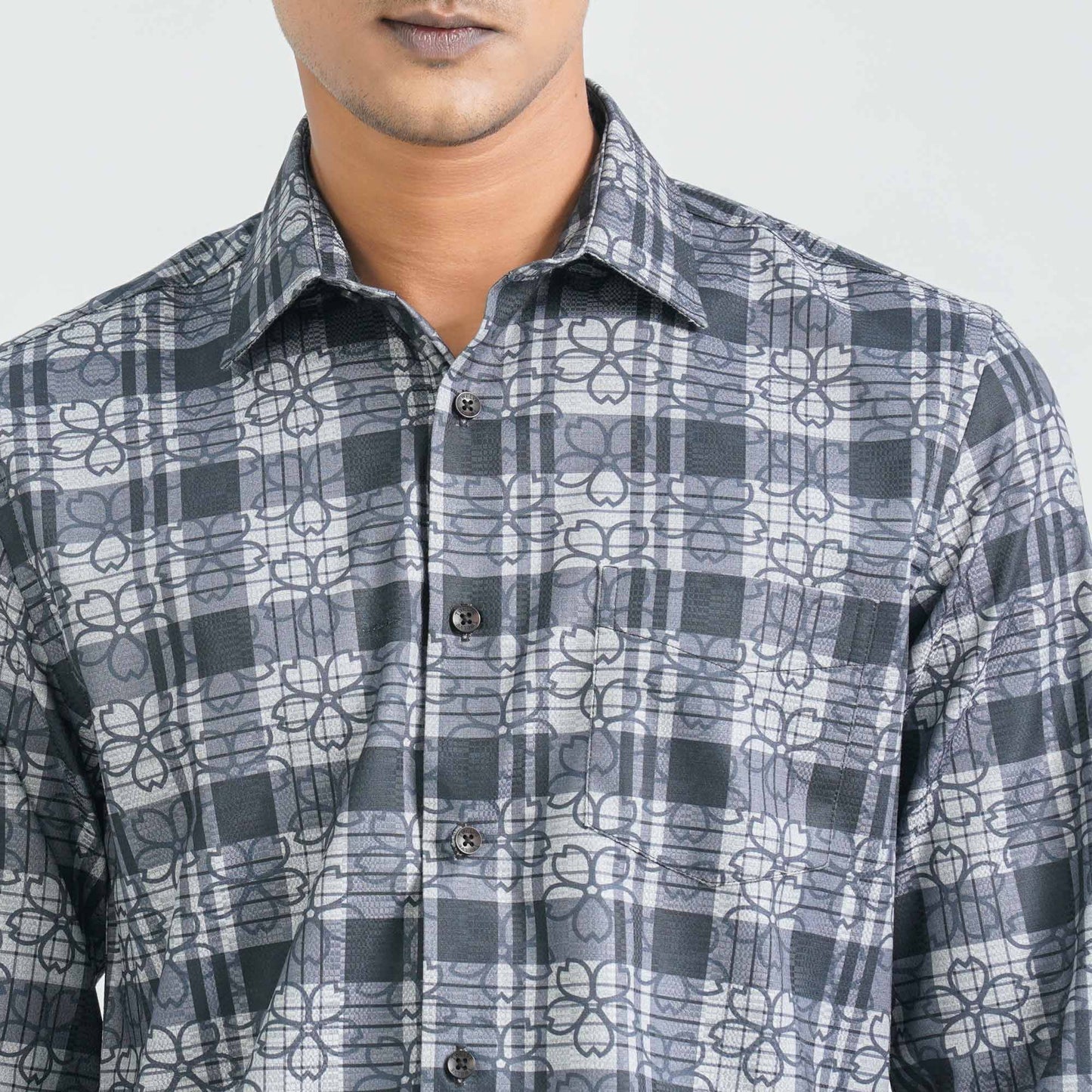 Menâ€™s Olive Casual Shirt