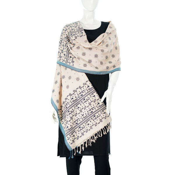 WOMENS SHAWL- BEIGE