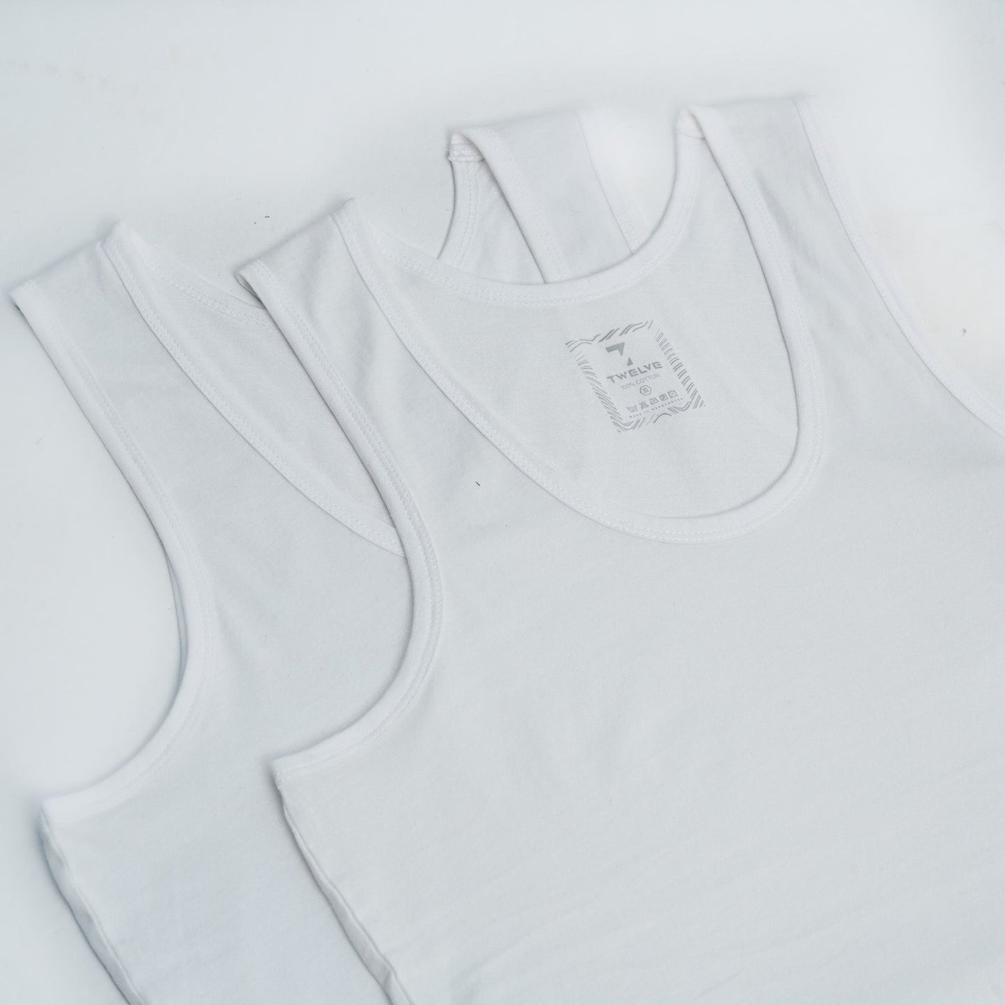 Mens White Tank Top