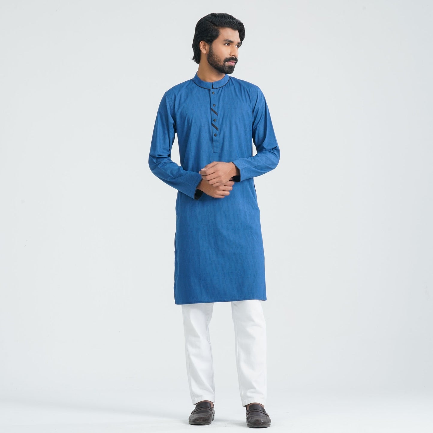 Mens Navy Basic Panjabi