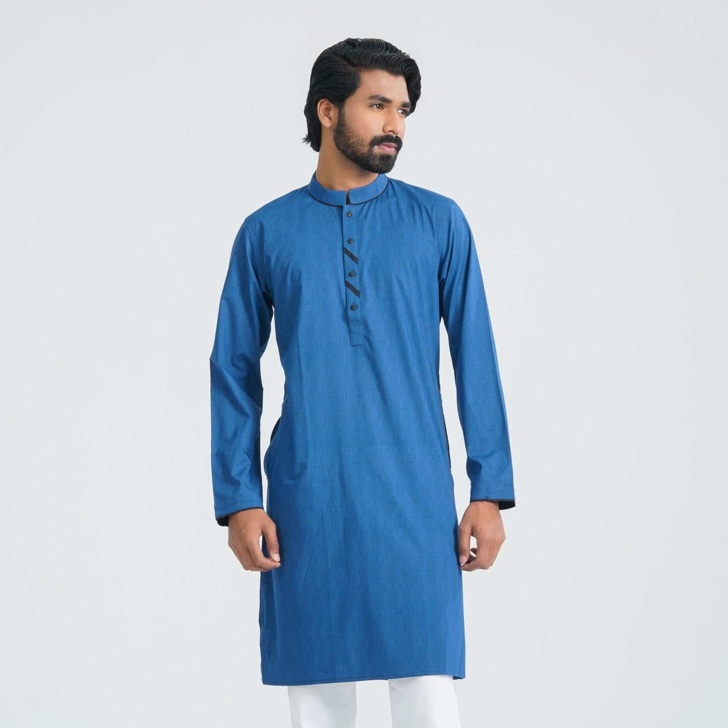 Mens Navy Basic Panjabi