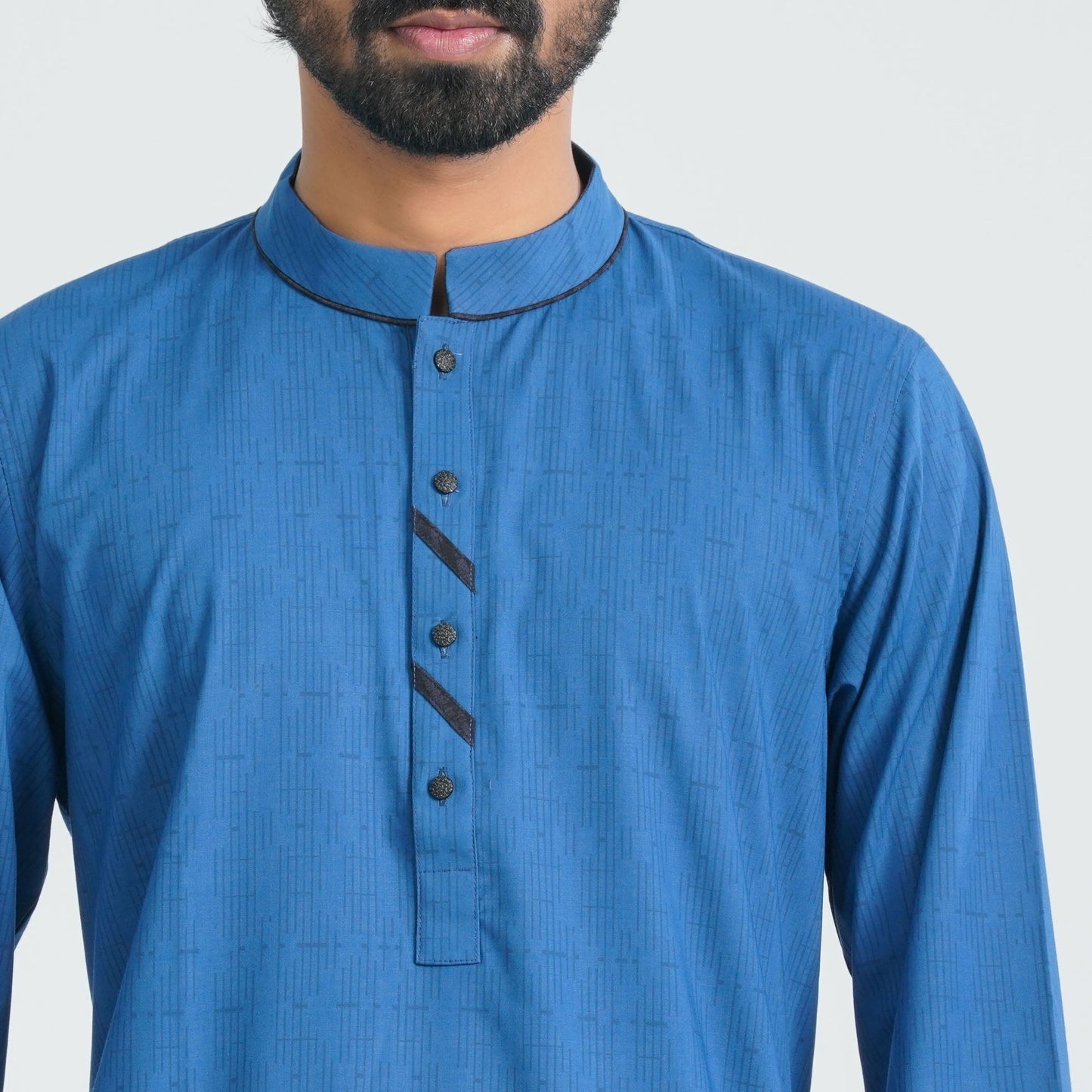 Mens Navy Basic Panjabi