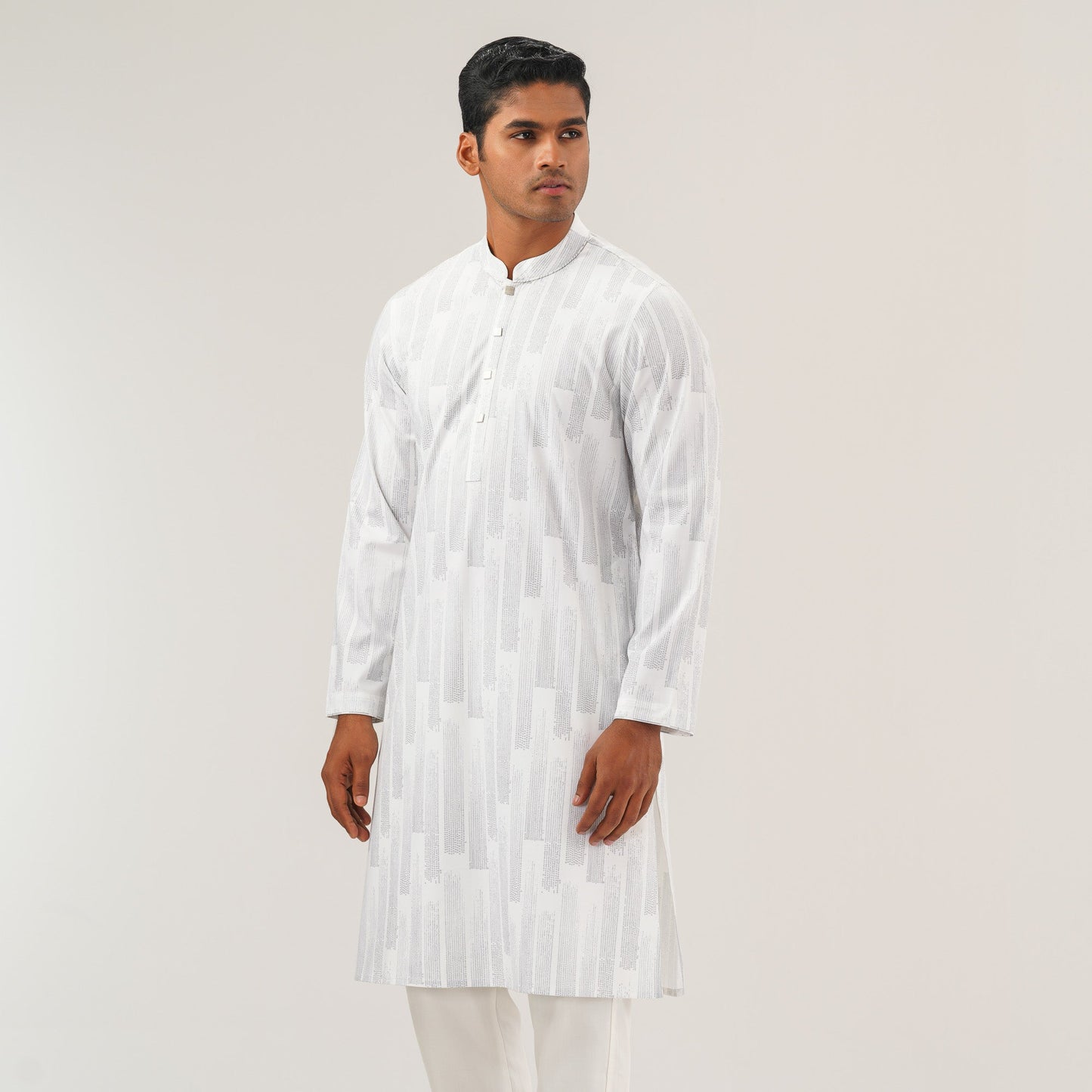 Mens White Panjabi