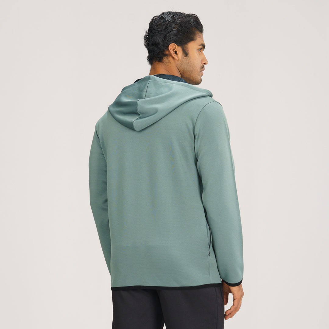Men's Sage Green Active Hoodie