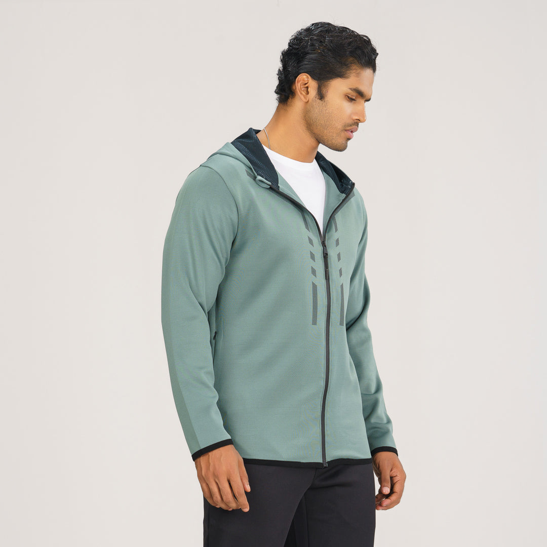 Men's Sage Green Active Hoodie