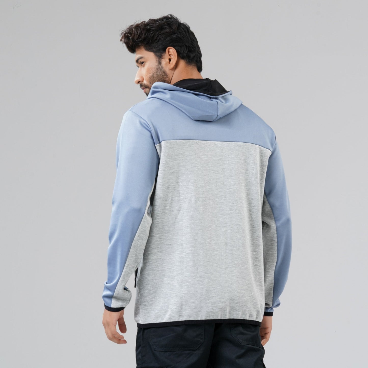 Mens Blue Hoodie