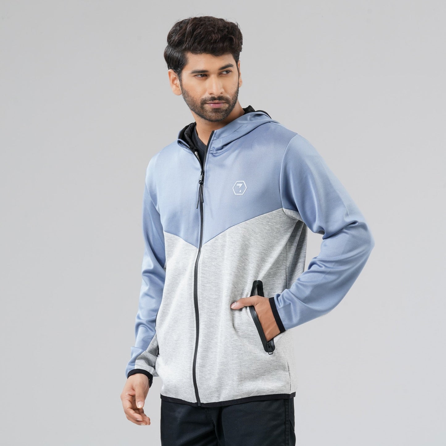 Mens Blue Hoodie
