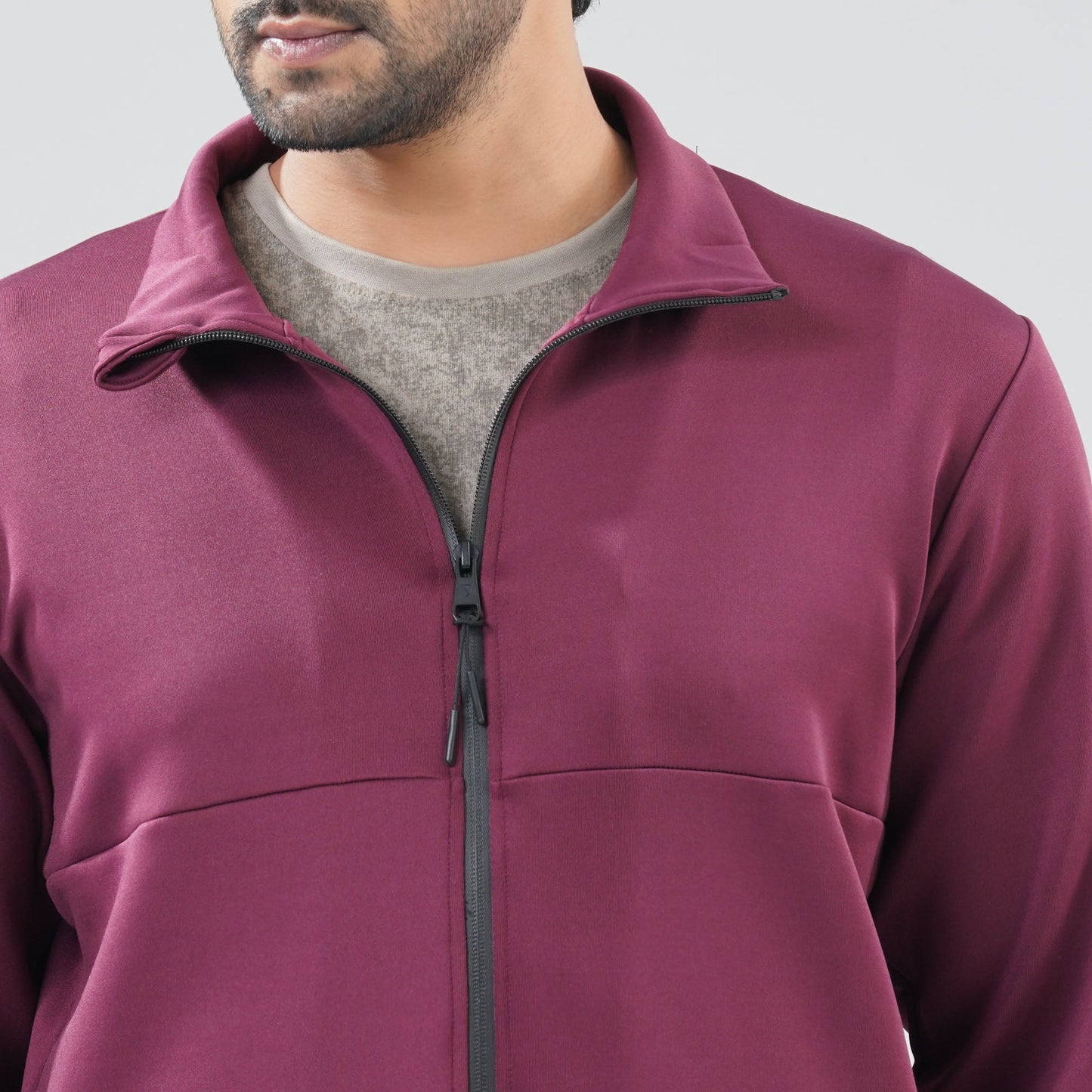 Mens Maroon Sweat Shirt