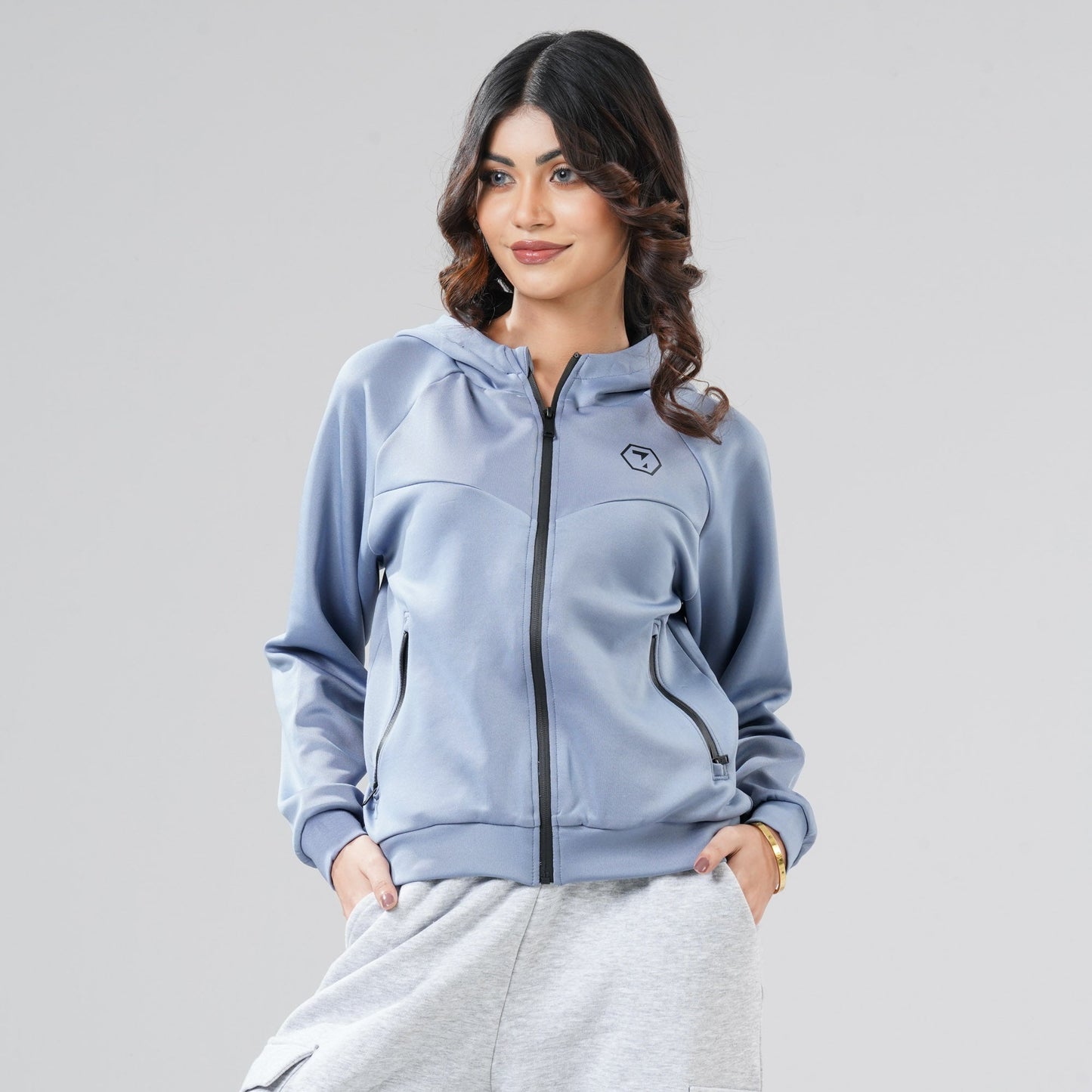 Womens Blue Hoodie