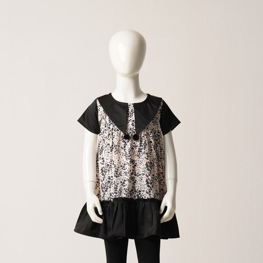 Baby Girls Cream Print Dress