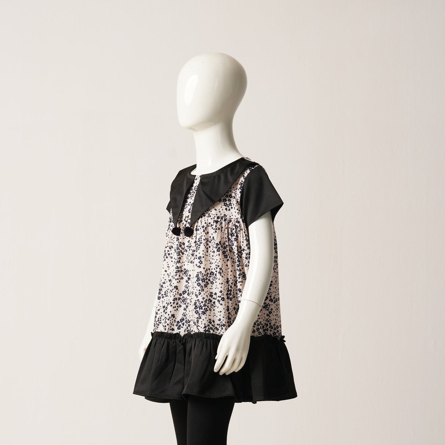 Baby Girls Cream Print Dress