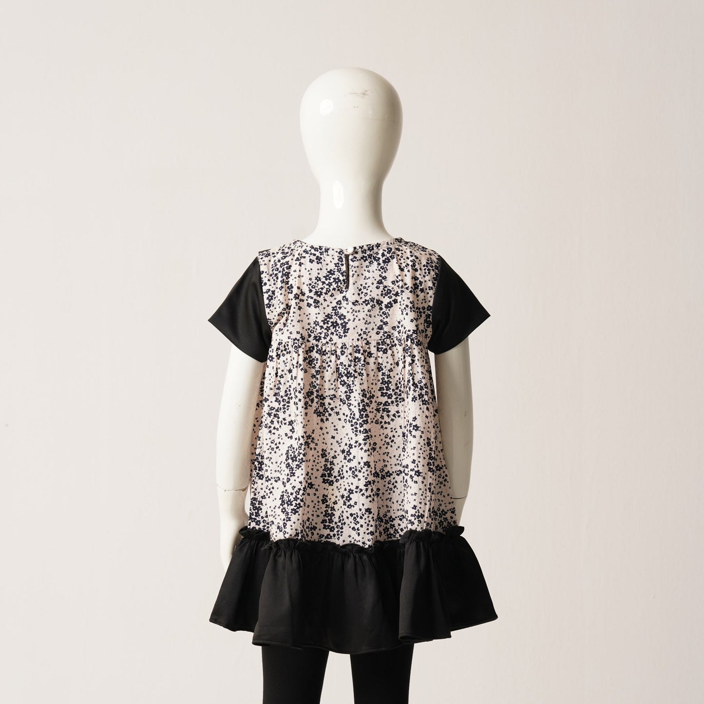 Baby Girls Cream Print Dress