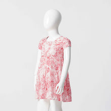 Load image into Gallery viewer, Baby Girls Pink Printed Dress
