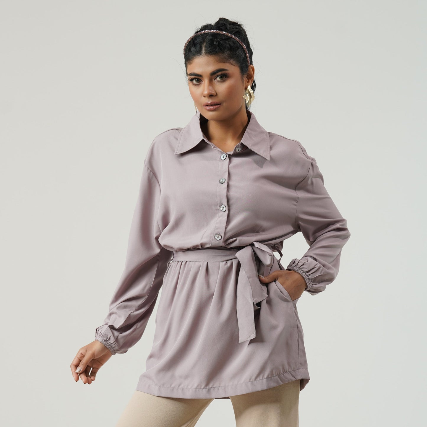 Women Light Purple Top