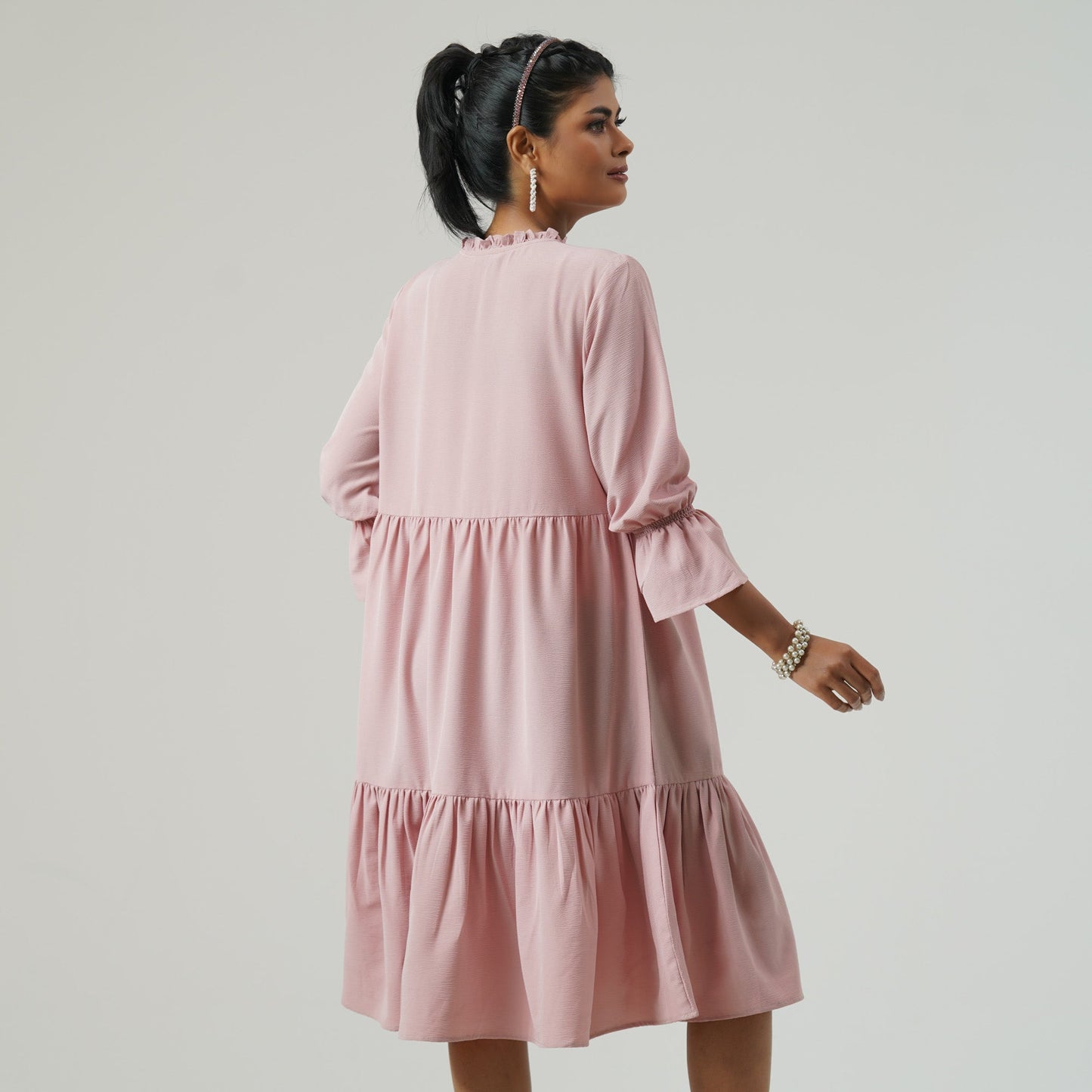 Womens Dusty Pink Dress