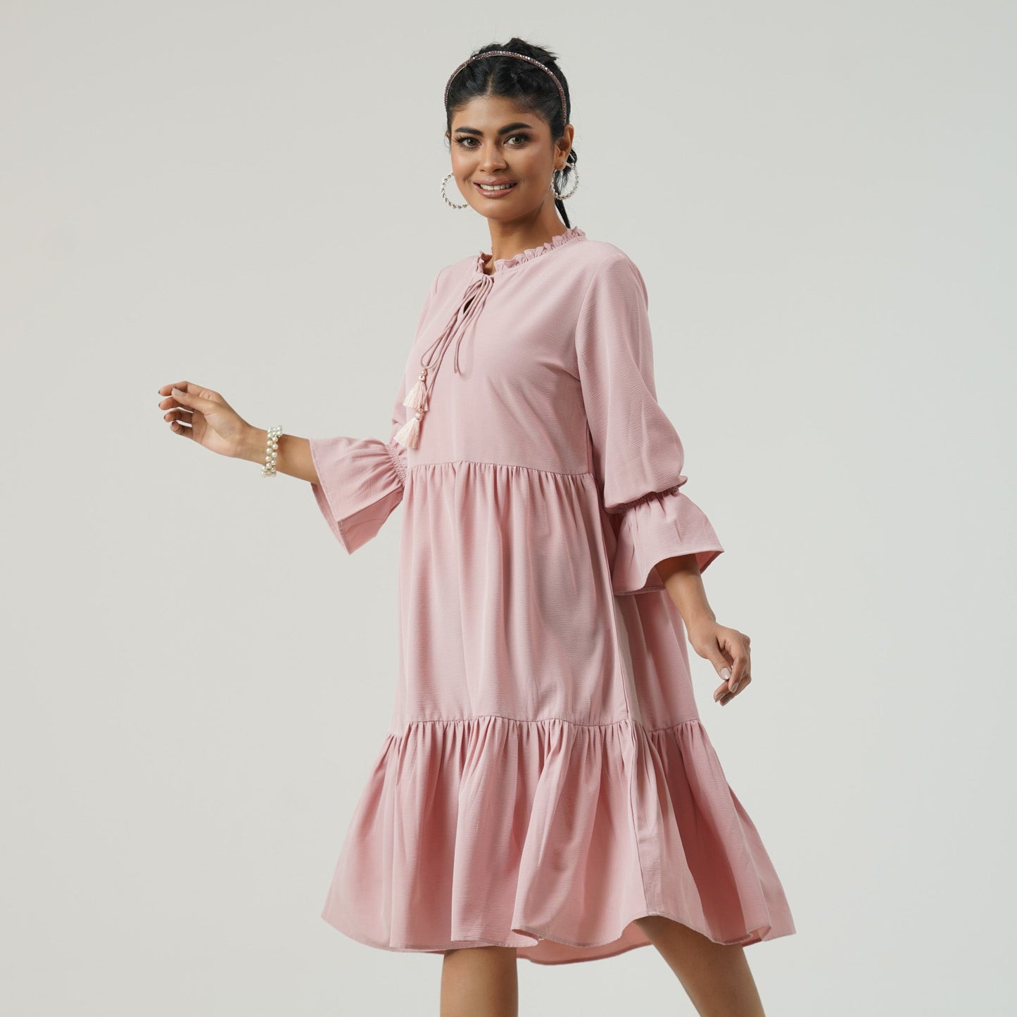 Womens Dusty Pink Dress