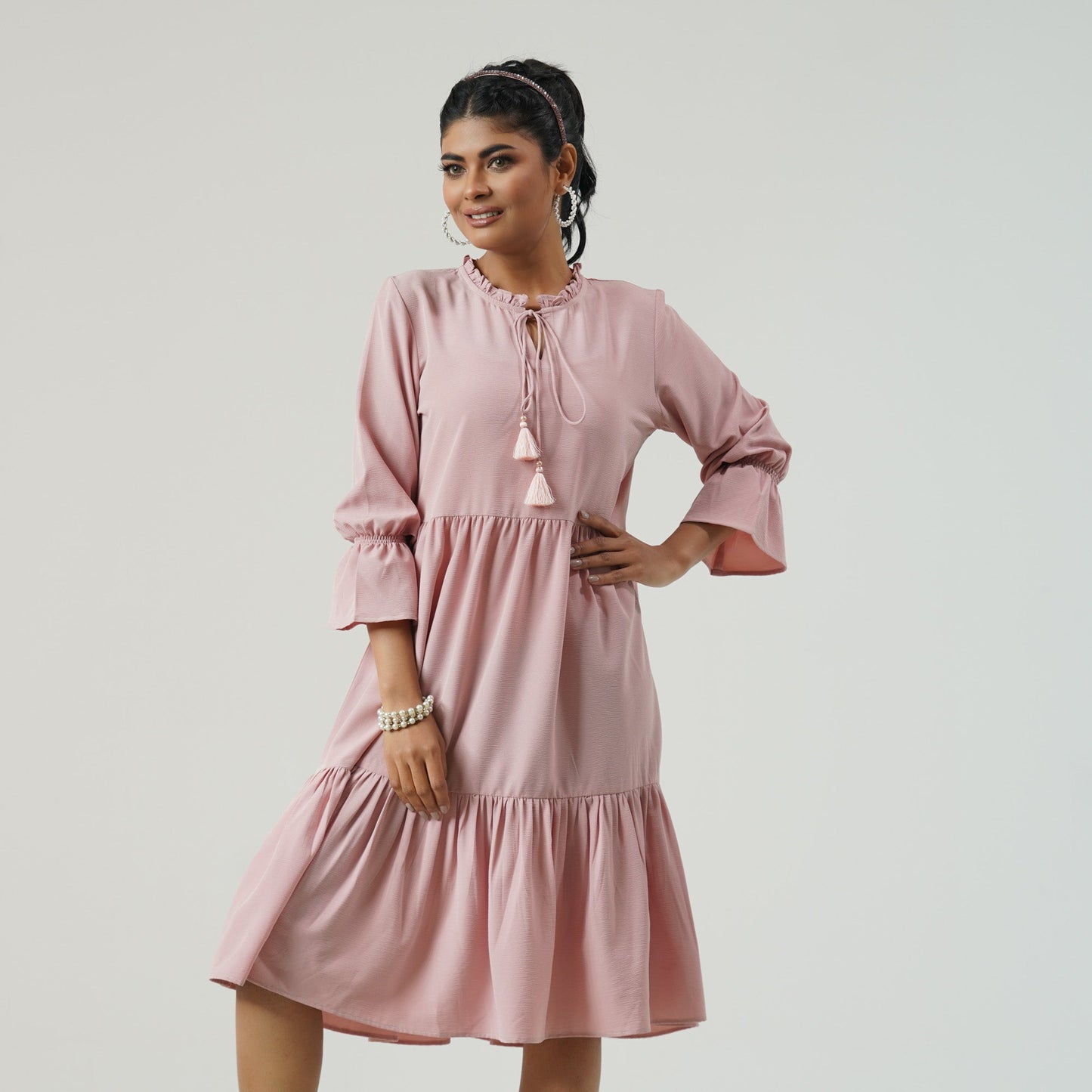 Womens Dusty Pink Dress