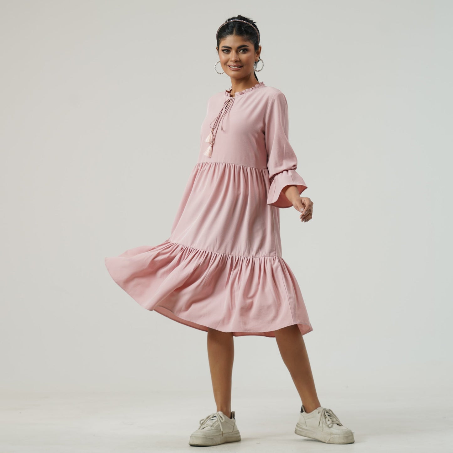 Womens Dusty Pink Dress