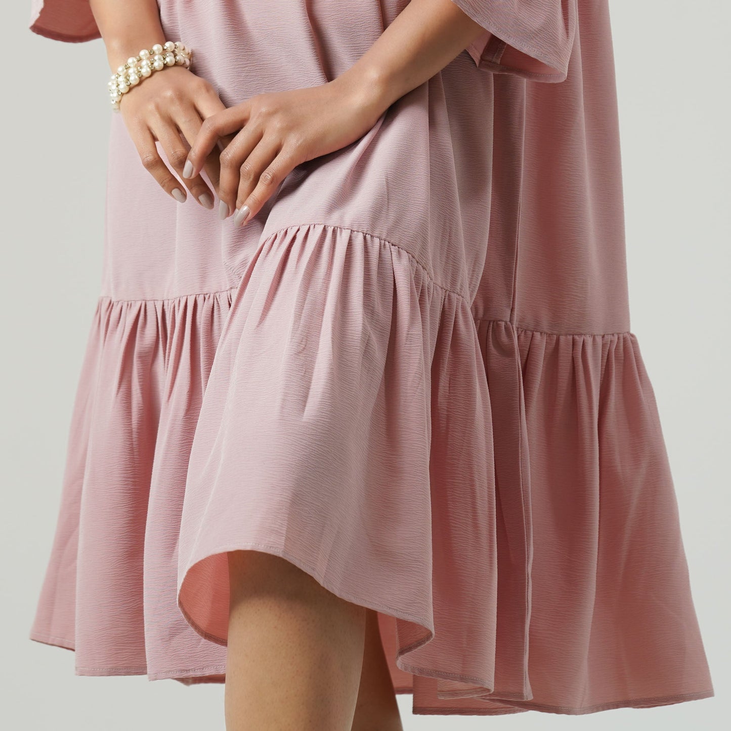 Womens Dusty Pink Dress