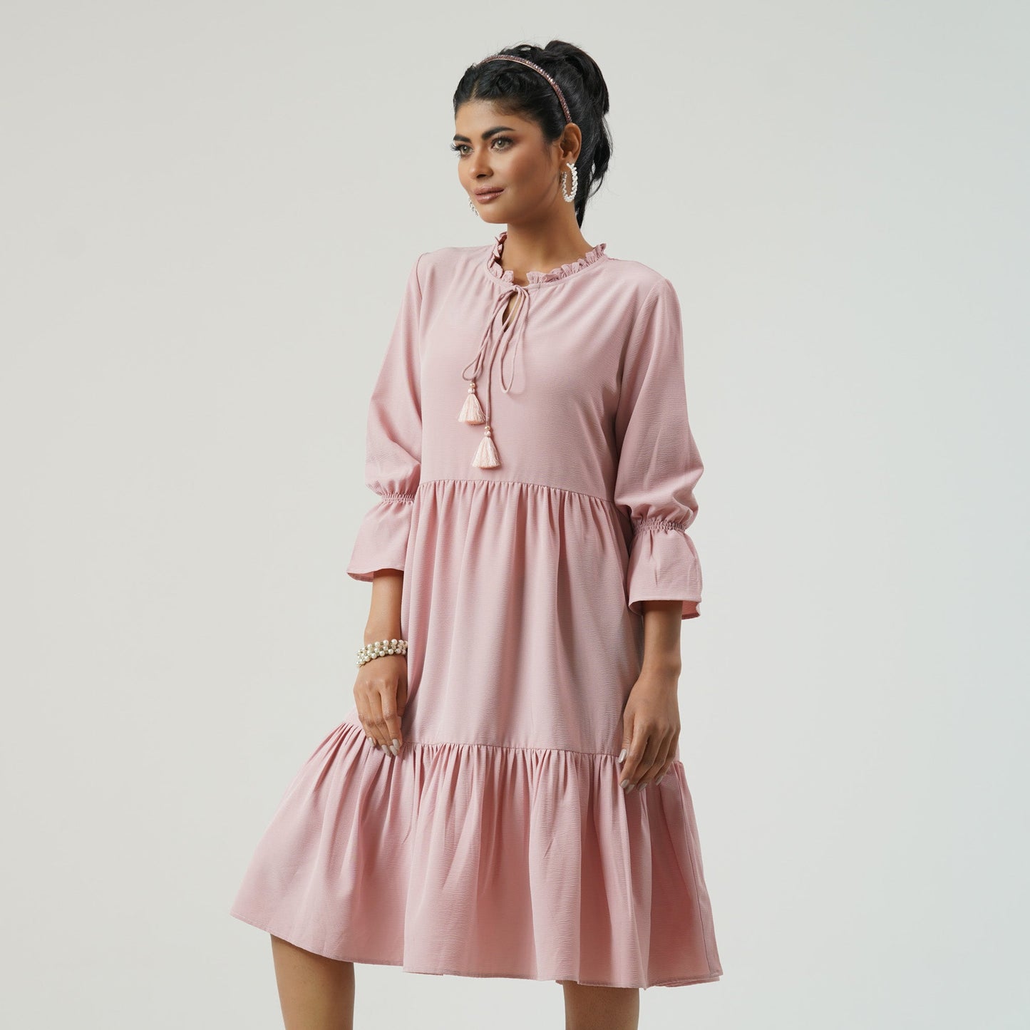 Womens Dusty Pink Dress