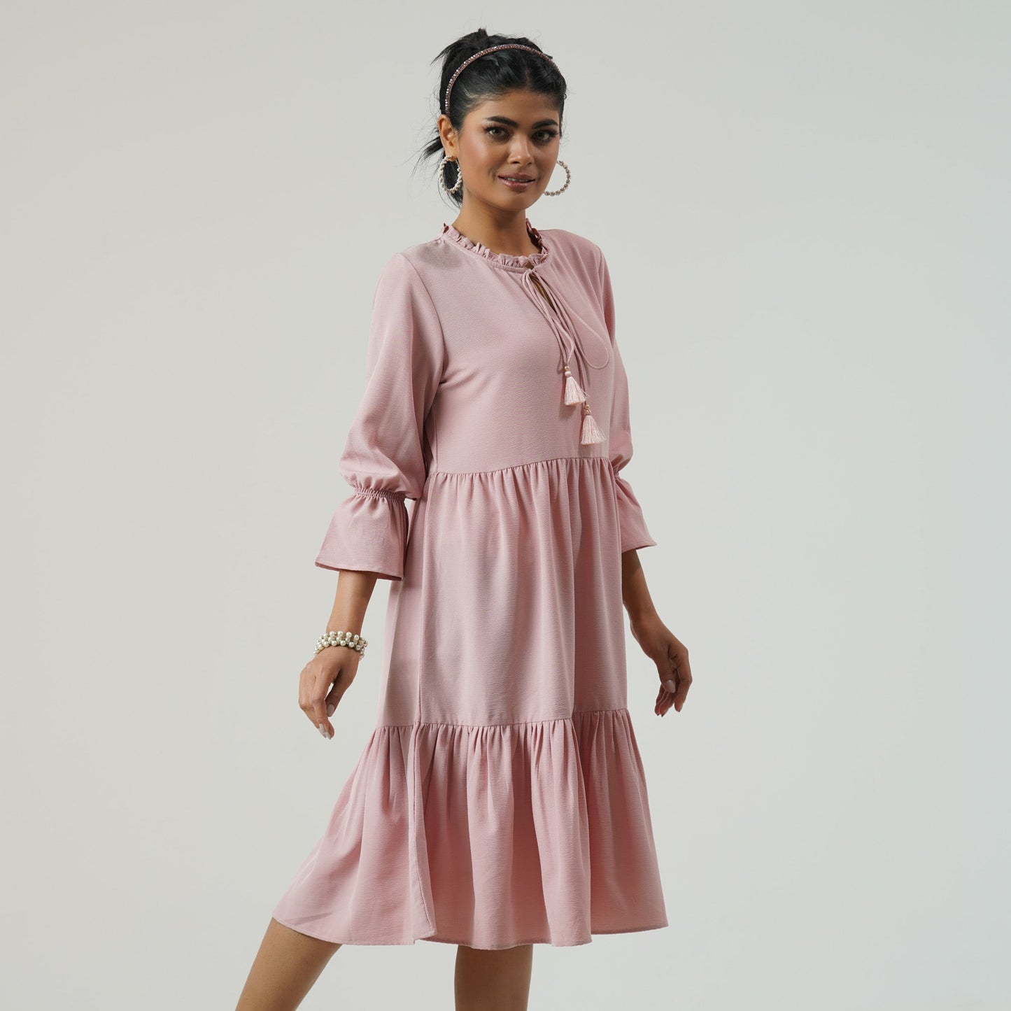 Womens Dusty Pink Dress