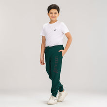 Load image into Gallery viewer, Boys Teal Green Joggers
