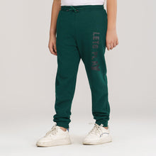 Load image into Gallery viewer, Boys Teal Green Joggers
