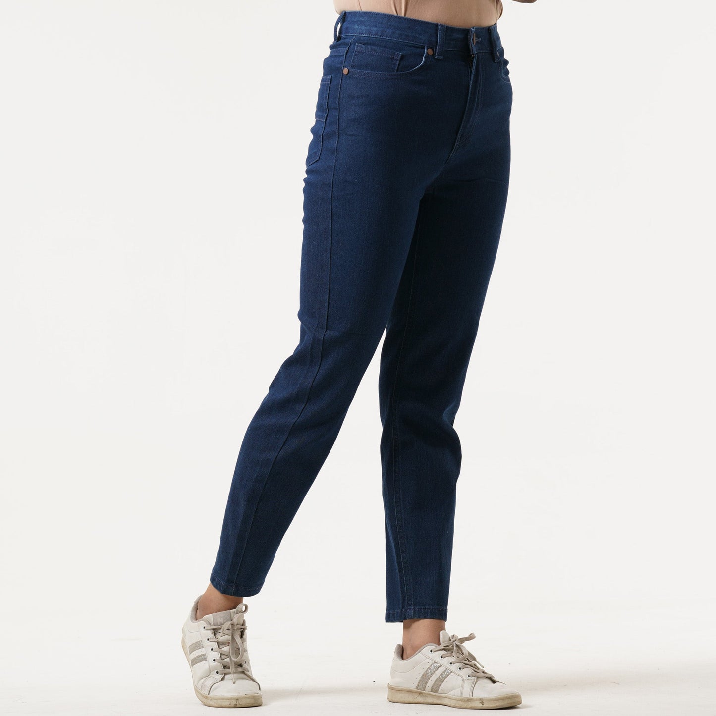 Womens Blue Denim Pant