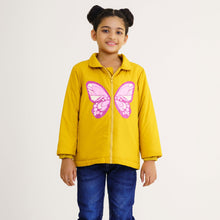 Load image into Gallery viewer, Baby Girls&#39; Mustard Quilted Jacket
