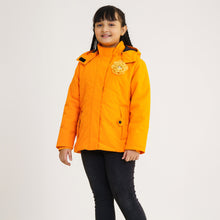 Load image into Gallery viewer, Girl&#39;s Quilted Orange Jacket
