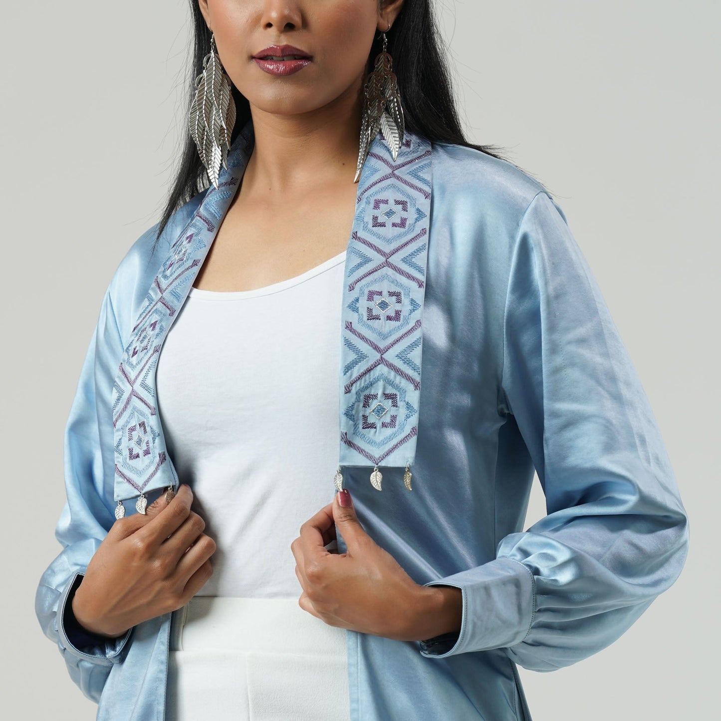 Womens Sky Shrug