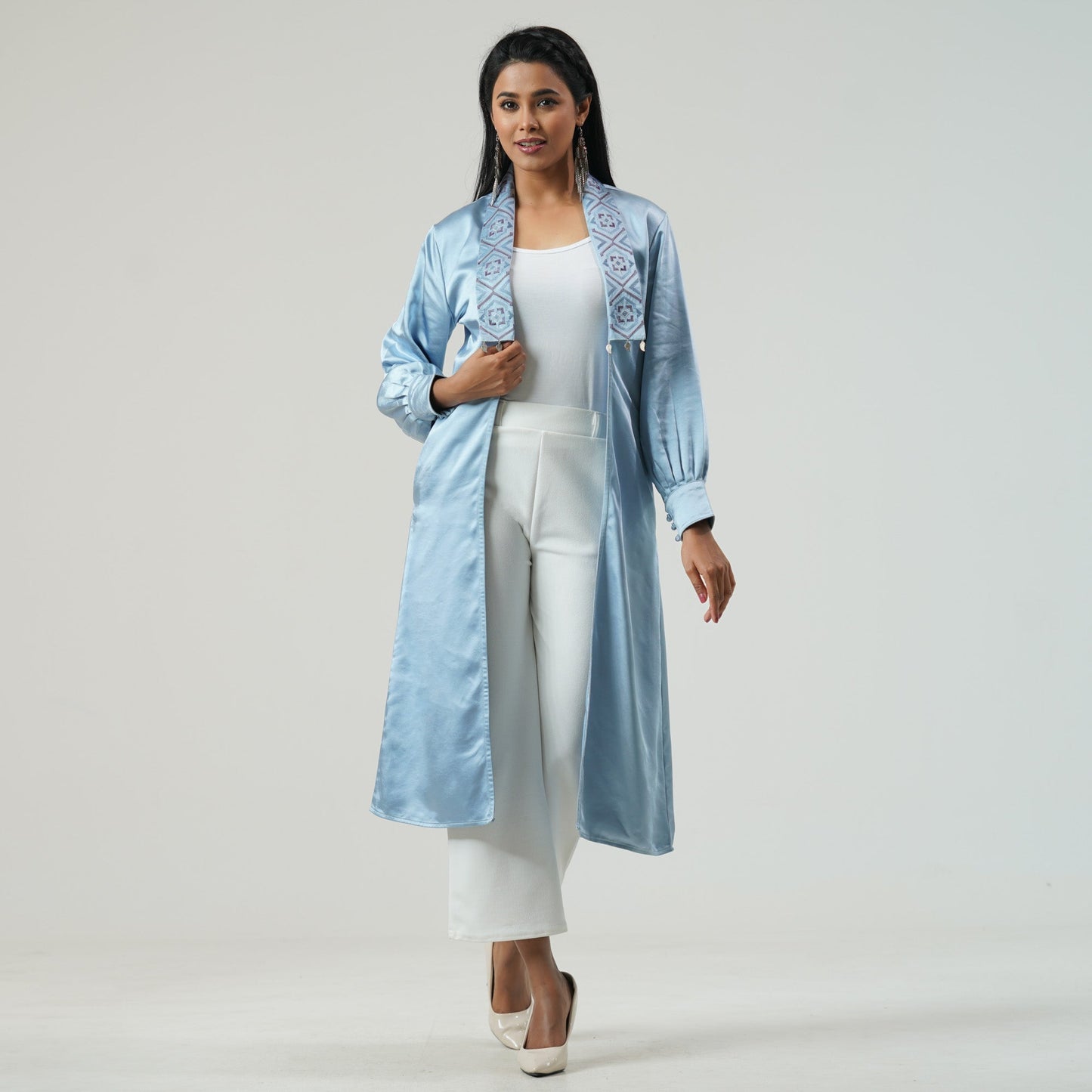 Womens Sky Shrug