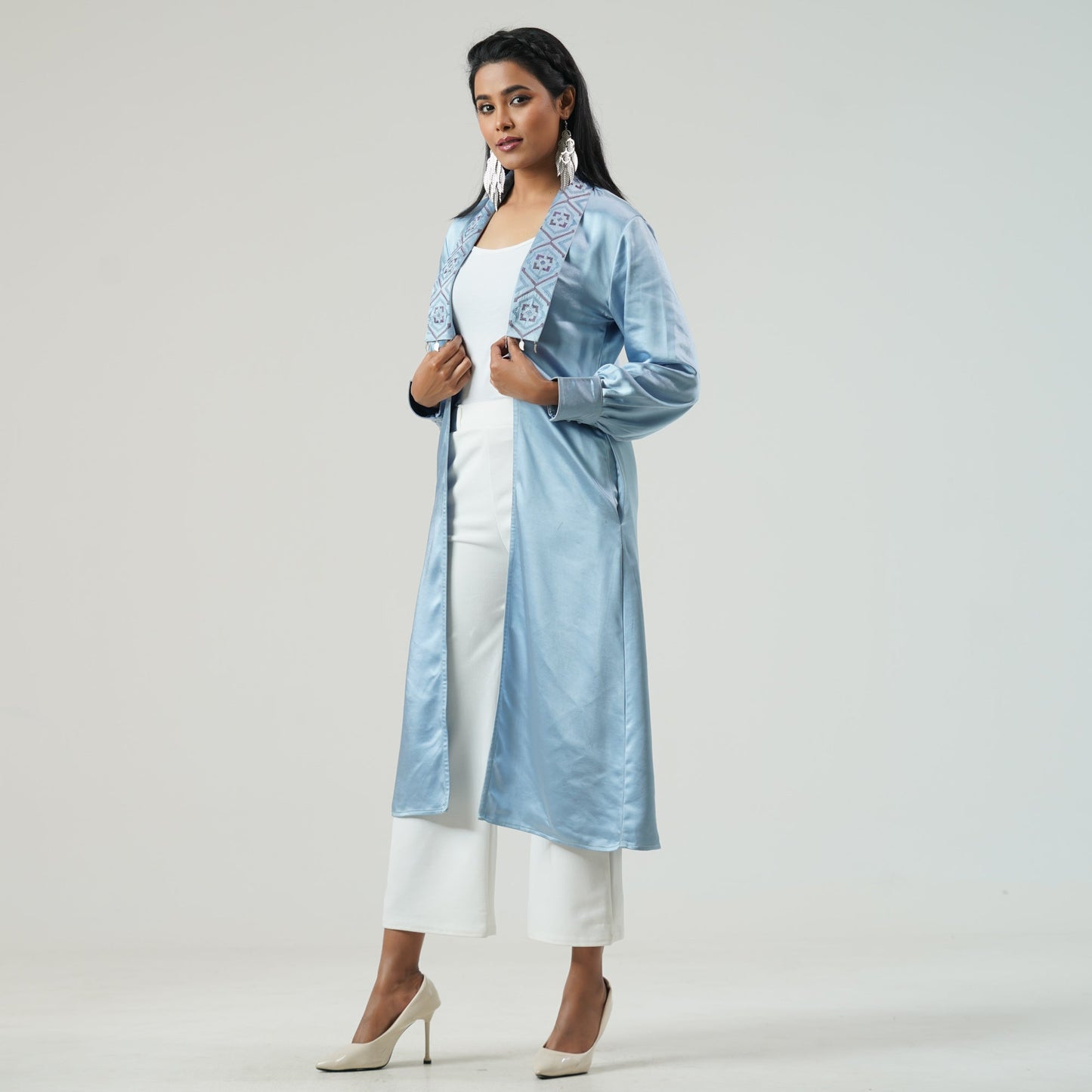 Womens Sky Shrug