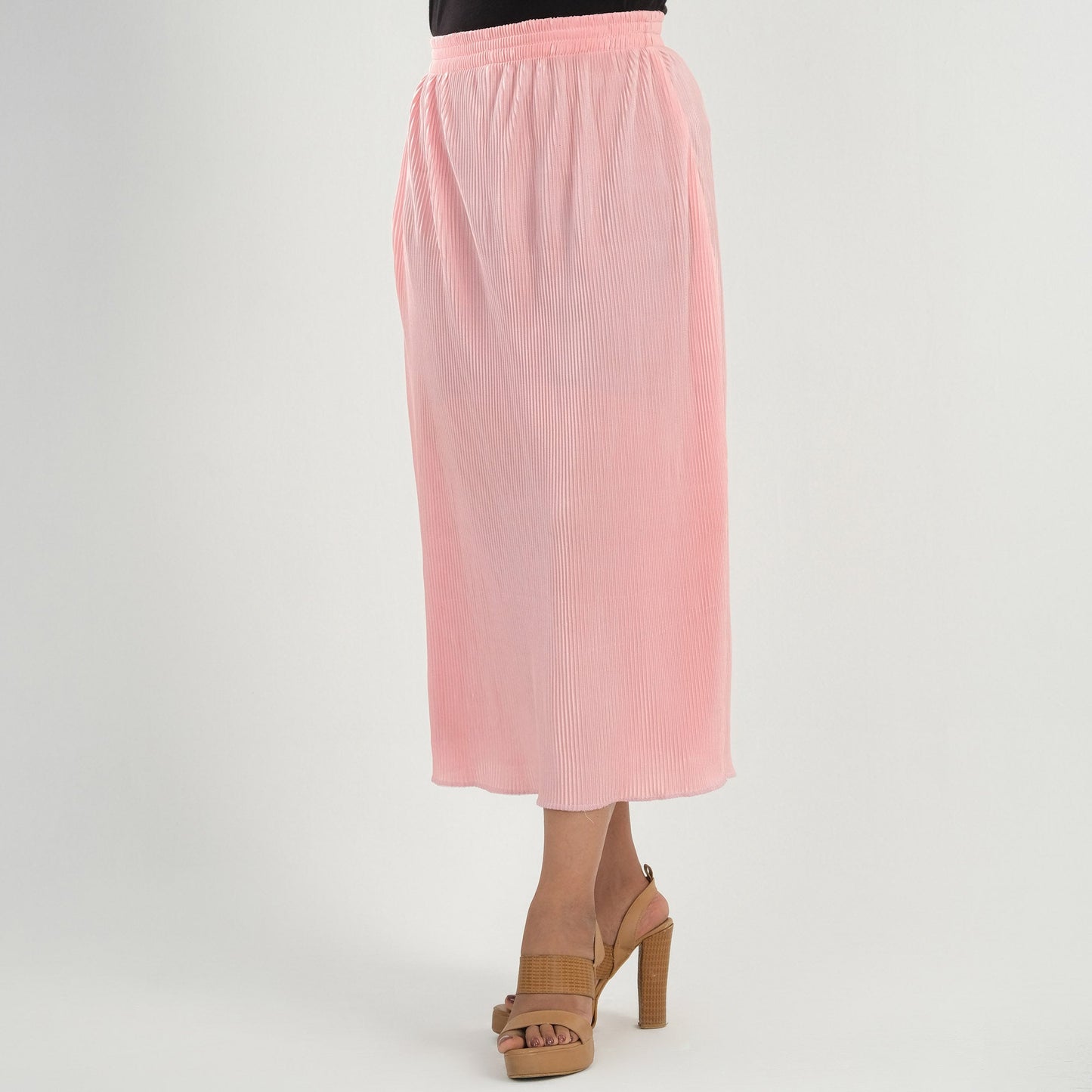 Womens Pink Flair Skirt