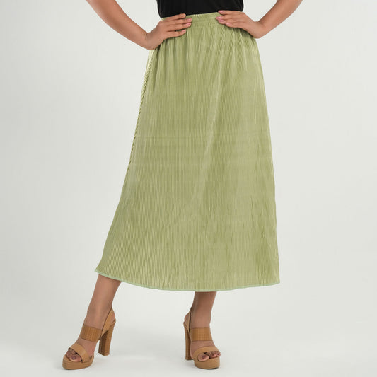 Womens Green Skirt