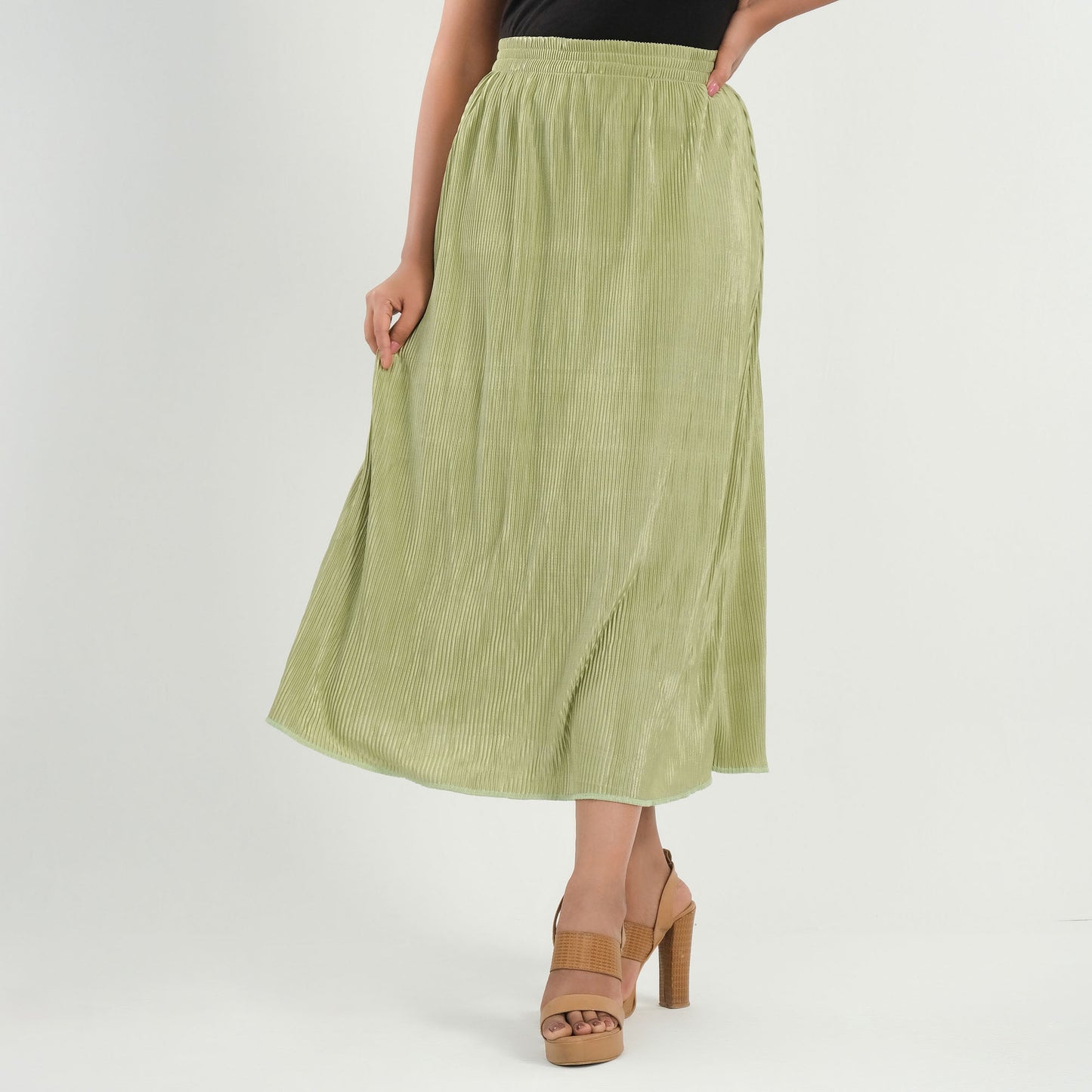 Womens Green Skirt