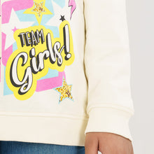 Load image into Gallery viewer, Girls Light Beige Sweatshirt
