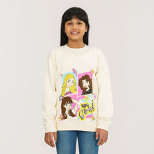 Load image into Gallery viewer, Girls Light Beige Sweatshirt
